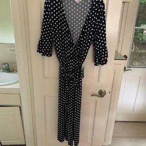 venus polka dot jumpsuit